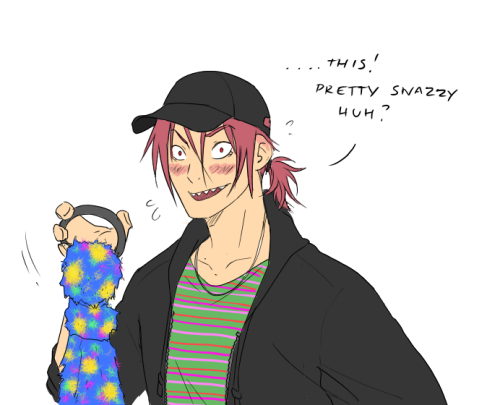hubedihubbe:  Model!Nitori AU where Rin is a disaster 