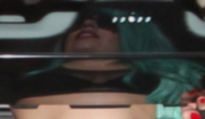 gagafannumberone:  nickiminajatemybaby:  so i was scrolling through my dash and this picture appeared   and I just happened to check out her reflection in the roof of the car and   oop  omFG 