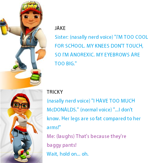 Subway Surfers Headcanons! — Alright, time to run with the new limited