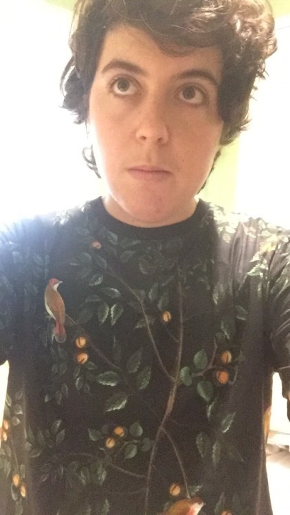 clodiuspulcher:One cool thing is, I got this shirt that looks just like one of my favorite murals of