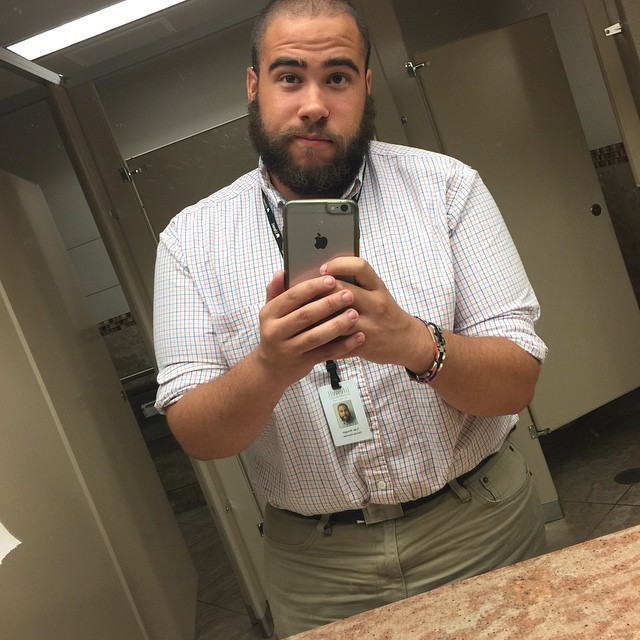 lil-queer:  Look, I got an I.D. badge 😎 #workbathroomselfie