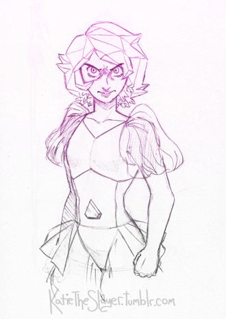 katietheslayer:  More doodles from my sketchbook~ I wanted to try drawing the Diamonds