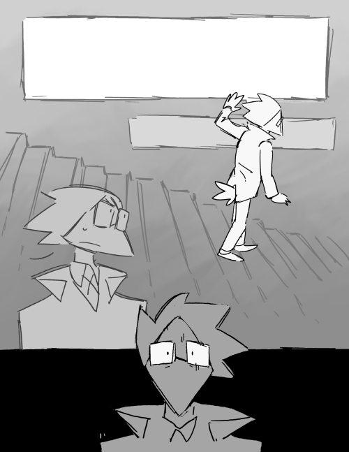 m-chromatic: Chance Meeting (23 pages) aka uhhhhhhhh what would happen if swatch met spamton during 