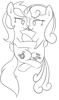wafflekeks:  30minchallenge thingy “Shipping” They mlem each other’s tongues now  &lt;3