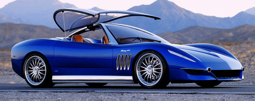 Chevrolet Corvette Moray concept, 2003, by Italdesign. The Moray was Giorgetto and Fabrizio Giugiaro