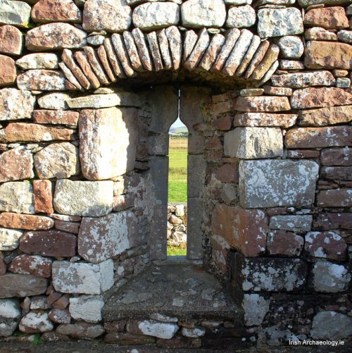 Medieval church ruins at Fahy, Ballycroy, Co Mayo, Ireland