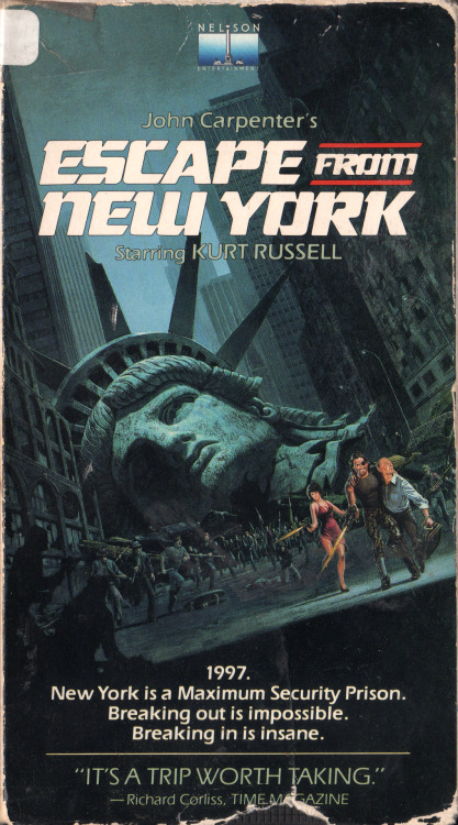 vhscoverjunkie:  Escape from New York (1981)