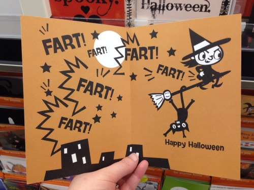 grimoire-of-geekery:  constantine-spiritworker:  constantine-spiritworker:  Halloween cards at target. Some of these are a wee bit dirty!!  FOUND IT. BWAHAHAH. BRING ON THE HALLOWEEN FEELS~  wicked-bitch-of-thewest… y’all need to stop making greeting