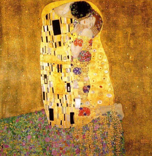 baremyart: Gustav Klimt: The Kiss (1907-08)  “I have the gift of neither the spoken nor the wr