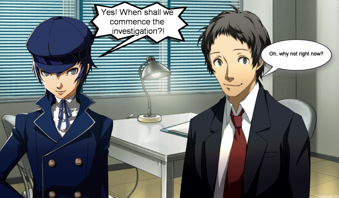 persona4comics:  Your Friendly Neighborhood Detective