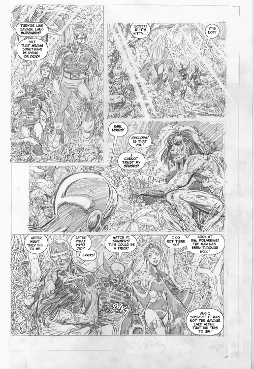  X-Men Elsewhen #1, page 8 by John Byrne. 2019.This page was originally posted July 21, 2018 with 