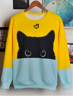 gomr: Kawaii Animal Sweatshirts &amp; Hoodies (Up to 71% off)  Cat &gt;&gt; Cat  Shark &gt;&gt; Giraffe  Fish &gt;&gt; Paw  Squirrel &gt;&gt; Cat  Dog &gt;&gt; Rabbit So cute, don’t miss them! 