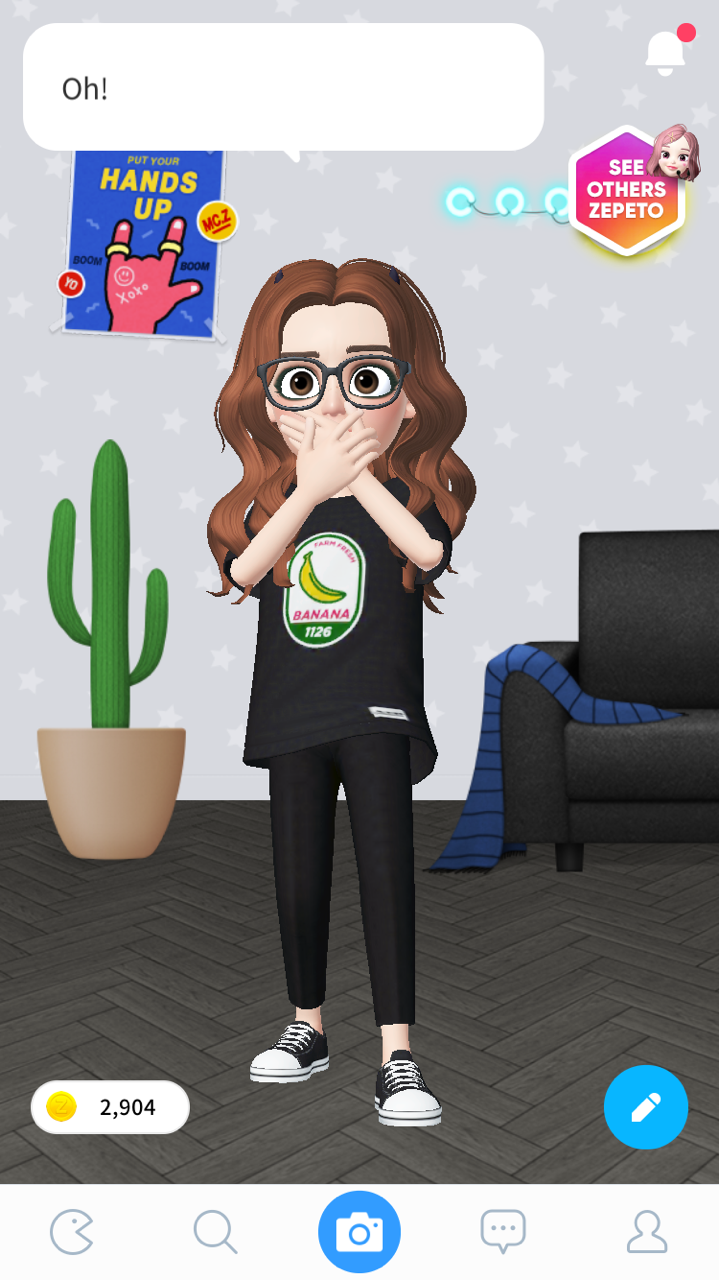 I made a cute lil me!! 😭✨Got cute lil horns lol 