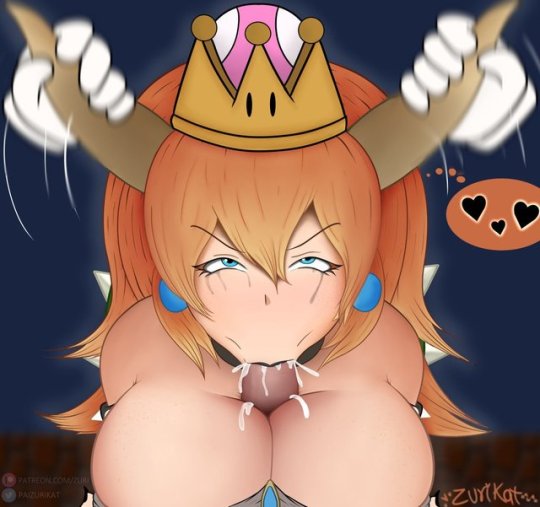 toktokbalabala:  Luckly your princess is in this castle ;)Bowsette rule34
