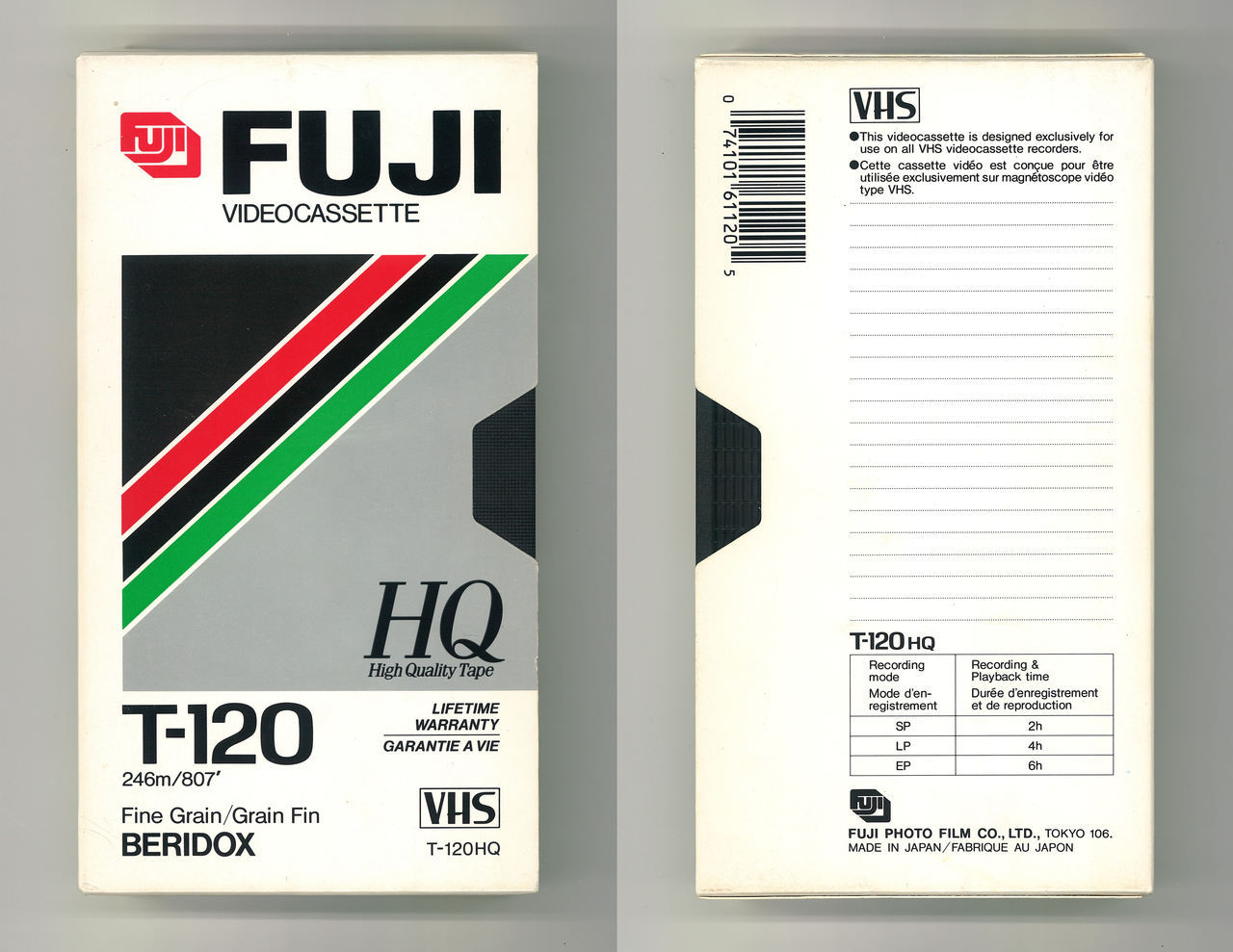 Ltd Fujifilm Hq T-120 Vhs Videocassette 2 Hour Product Category: Audio/Video Media/Videocassettes Vhs Fuji Photo Film Co 