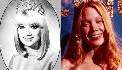 Chogolate:  Actualteenadultteen:  On The Left, 18-Year-Old Sissy Spacek In A Yearbook