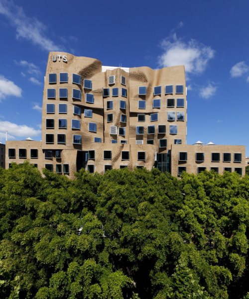 plusarchitekt: Dr Chau Chak Wing Building at UTS in Sydney, Australia - Gehry Partners via The Desig
