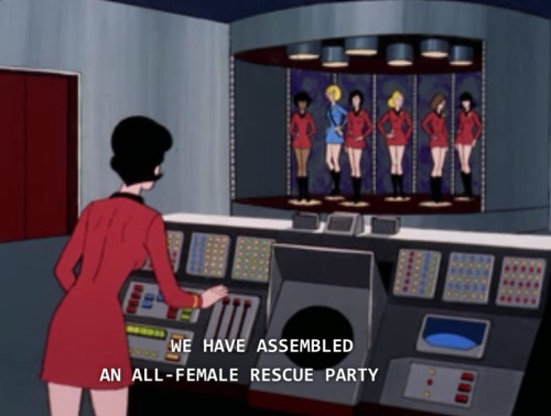 thetrekkiehasthephonebox:bengiyo:maketreknotwar:There are more women in this screenshot than there a