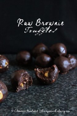 veganismislove:  Raw Brownie Truffles