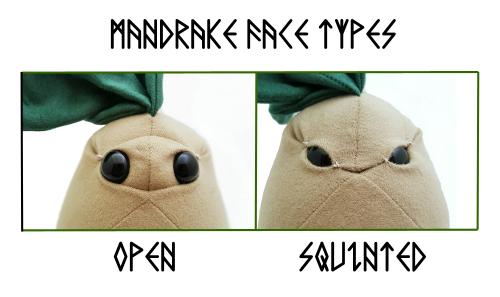 magweno:thebeastpeddler:All of the options for made to order Mandrake Roots!I’m keeping it fairly si