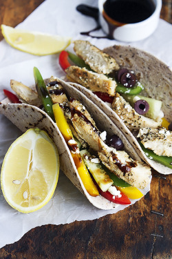 do-not-touch-my-food:  Greek Chicken Tacos