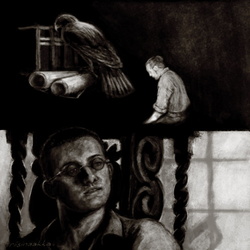 riisinaakka-draws: - A moment, if I may?- Of course. Dufresne falls prey to (Captain) Flint. Origina