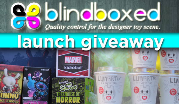 blinxboxed Launch Giveaway! We’re celebrating a successful launch of blindboxed.com with an awesome series of giveaways. First of all, let me give a huge thanks to everyone who has contributed to this: Kidrobot, Lunartik, Super7, ESC-Toy, and Mimoco....