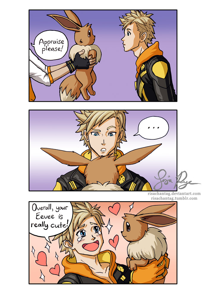 risachantag: You were going to turn it into candy, weren’t you? *confiscates Eevee*