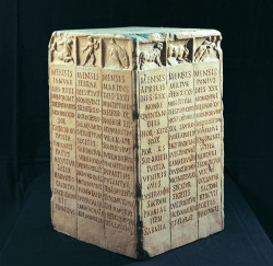 Ganymedesrocks:  Museum-Of-Artifacts:  Roman Farmer’s Calendar. Rome, Museo Della