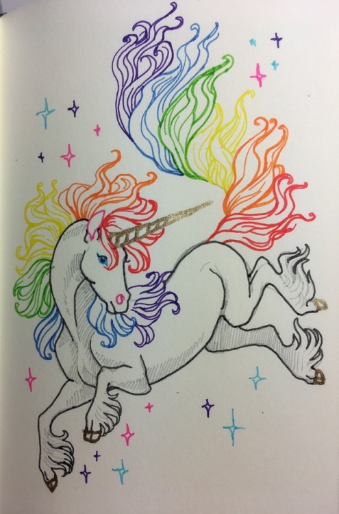 pallanophblargh:Happy (late) Pride! Also, Junicorns.