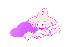 goobell:  i didn’t have internet today so i doodled a jirachi 