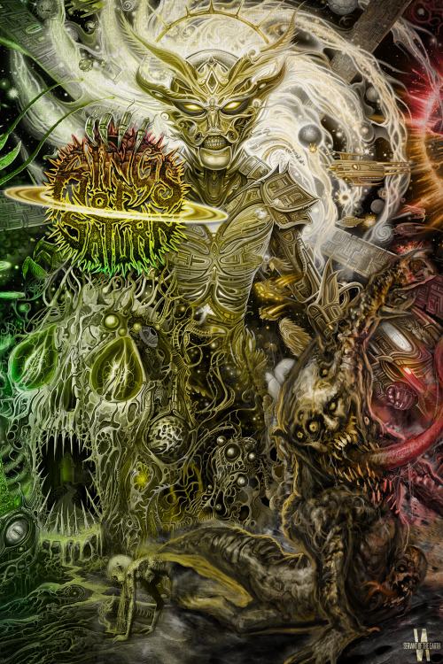 servant-of-the-earth:  Rings Of Saturn turned one of my edits into a shirt. Support us and pick one up from their new merch store!  http://www.ringsofsaturnofficialmerchstore.com/collections/all/products/album-collage-shirt 