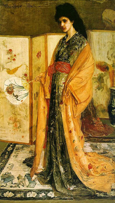 artsandcrafts28:James Whistler - “La Princesse du Pays de la Porcelaine”19th century