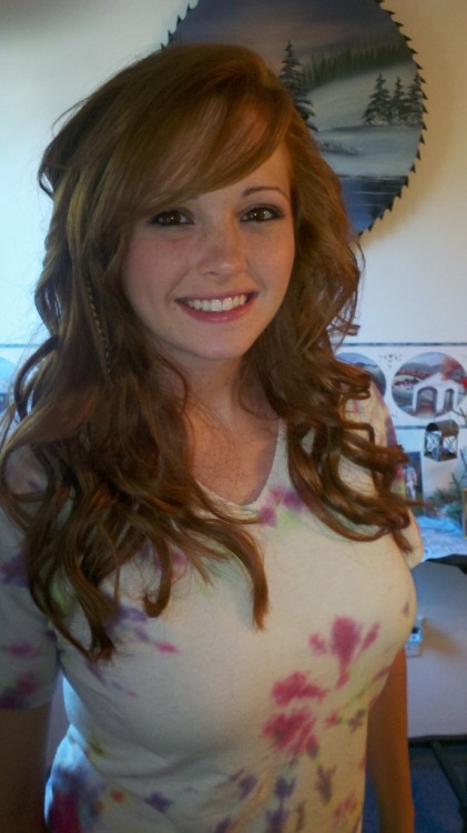 Young teen redhead with freckles