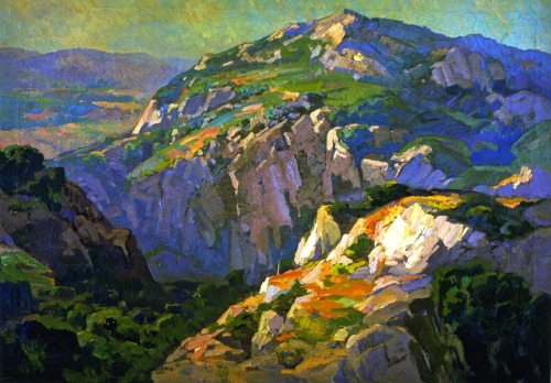 Canyon Green - Franz Bischoff (1864 - 1929)