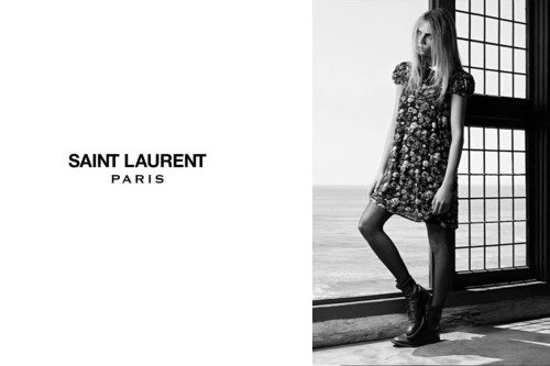 Saint Laurent. Ad campaign (part 1) FW1314Creative Director: Hedi SlimanePhotos: Hedi SlimaneModel: 