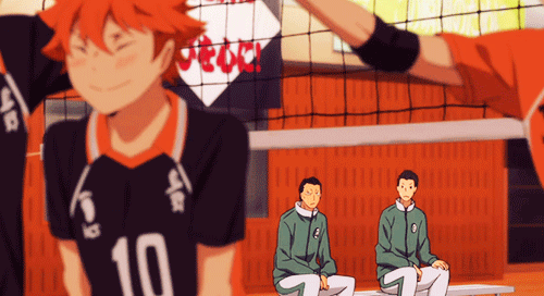 fallencrows:  Hinata getting some much deserved Senpai love. 