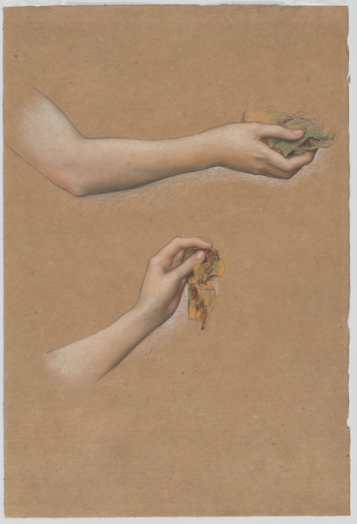 Title: Study of Arms for &ldquo;The Cadence of Autumn&rdquo;Artist: Evelyn De Morgan (Britis
