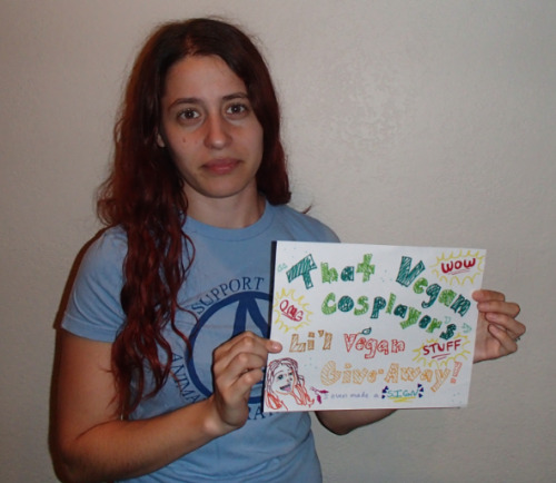 thatvegancosplayer: thatvegancosplayer:  HI EVERYONE, I’M DOING A LI’L VEGAN GIVE-A