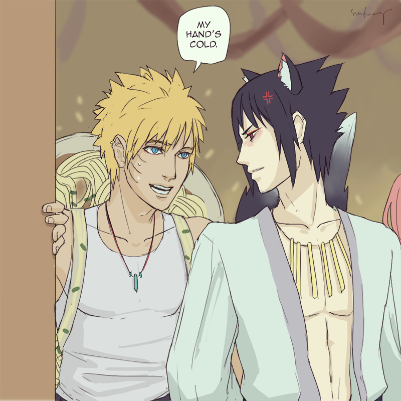 surfacage:  in which itachi and shisui actually arrive at the halloween party, and