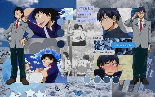 Sero Hanta and Tenya Ida (My Hero Academia) - aesthetic desktop wallpaper