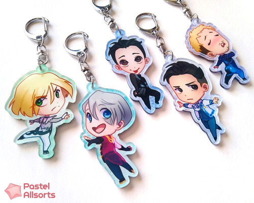 Yuri!!! on Ice charms on pre-order now!Fixing the shortage of Otabek charms one design at a time~(He