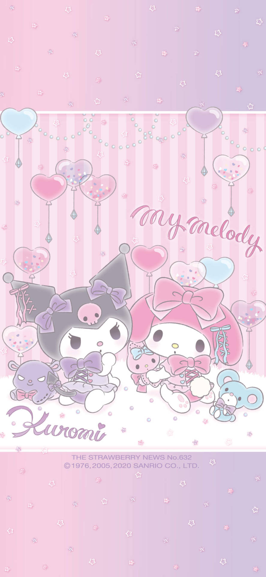 Spooky cute love my melody and kuromi HD phone wallpaper  Pxfuel