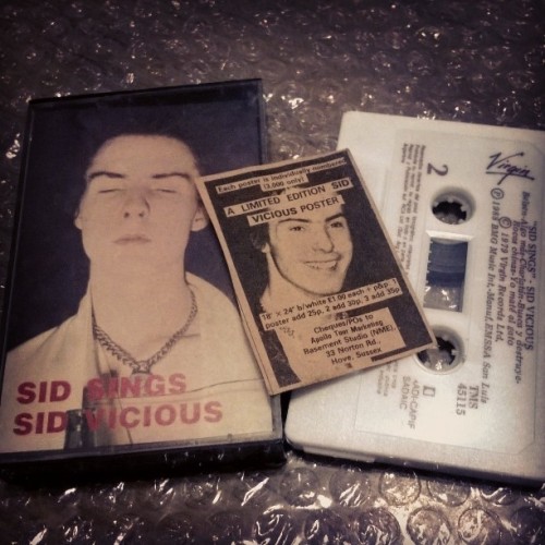 tomascatriel:  Sid Vicious - Sid Sings (argentina 1988) #SidVicious #SidSings #SexPistols #MyWay #Punk #PunkRock #PunkNotDead #cassette #tape #k7 