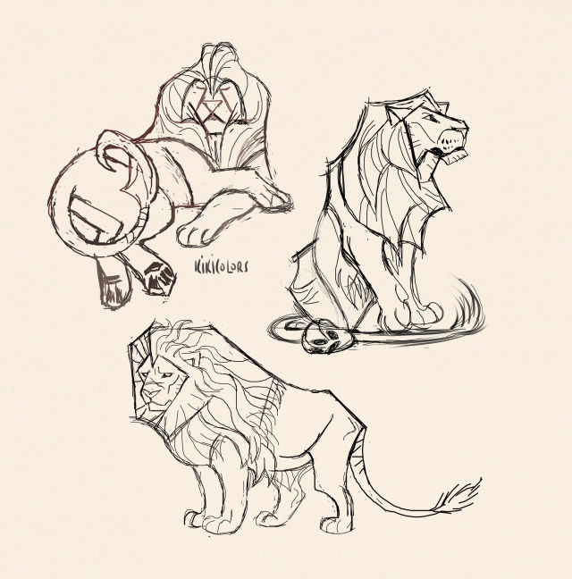 ❝ Artist ❞ on Tumblr: lion shapes