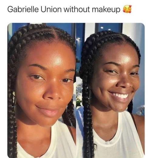 So smooth @gabunion #gabunion #blackskin #flawlessskin #blackwomen #blackbeauty www.instagra
