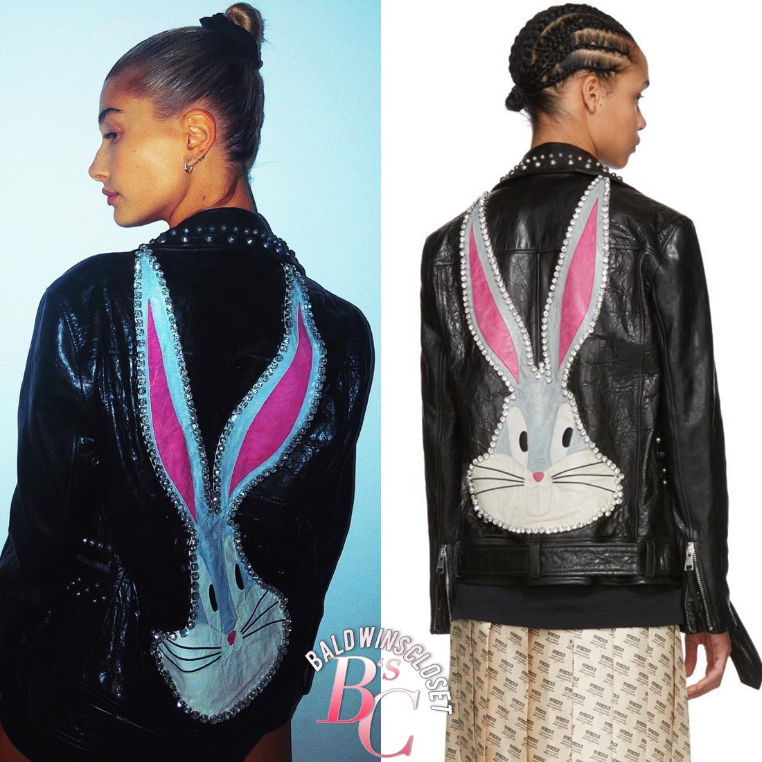 gucci bugs bunny leather jacket