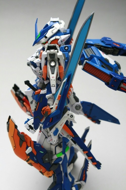 toysmaniac:  MG 1/100 Gundam Astray Blue Frame 3rd - Customized Build  Modeled by gunzakfamill  Source: gundamguy.blogspot.my