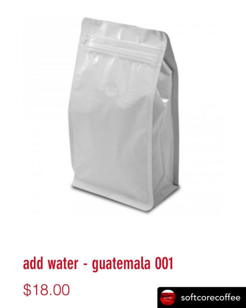 softcorecoffee.com is live and sales have started to come in!We are starting “Add Water: Guatemala,”