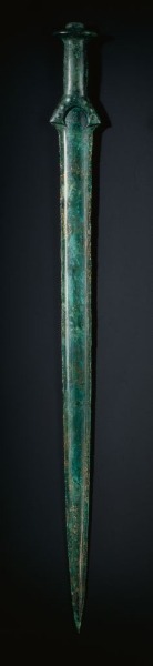 Bronze sword uncovered near Merklingen, Germany, 14th century BCfrom The Landesmuseum Wurttemberg
